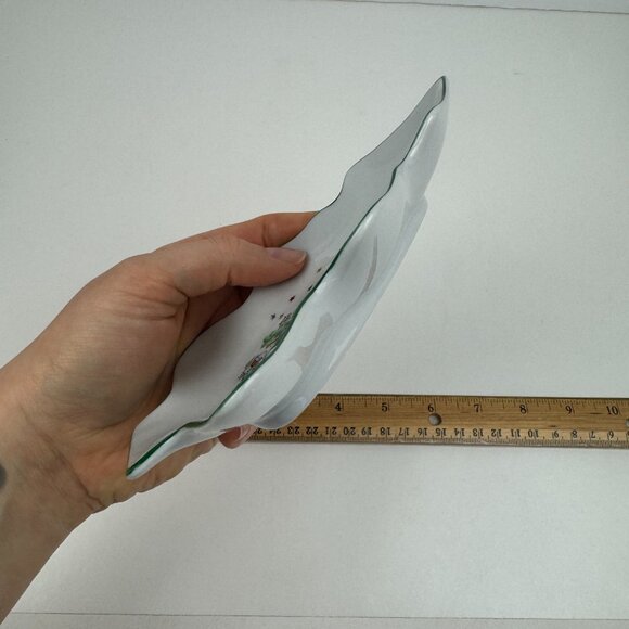 Vtg Christmas Eve Tree Shaped Dish Salem Brand Porcelain Fine China Holiday - Picture 5 of 14